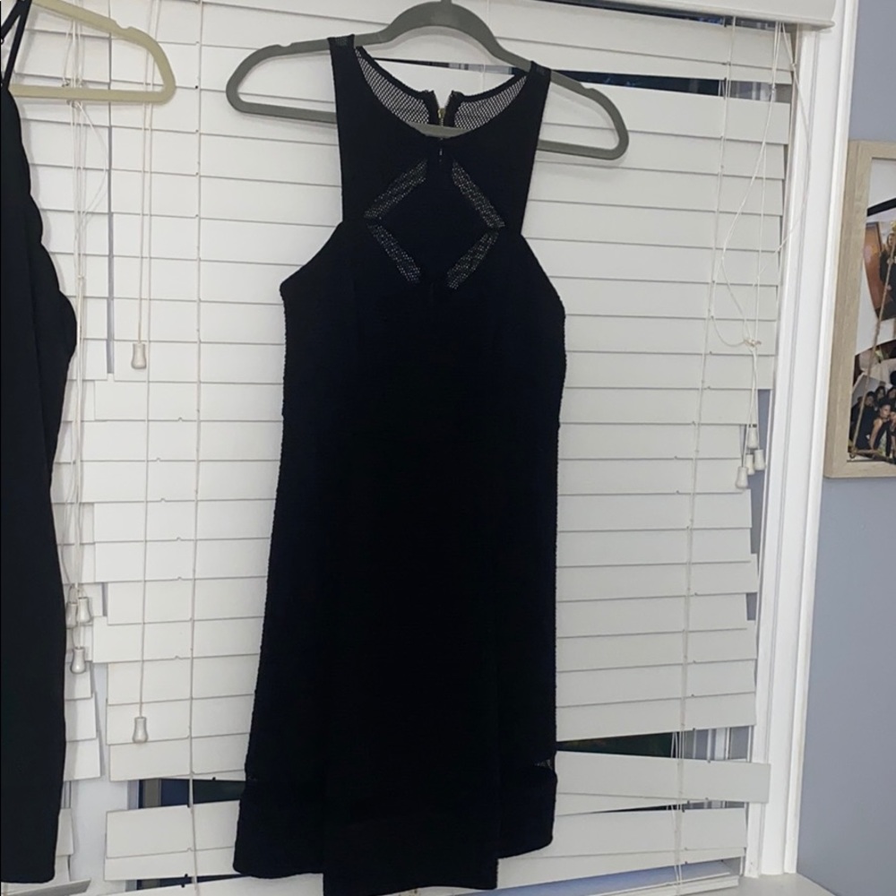 Black cocktail dress